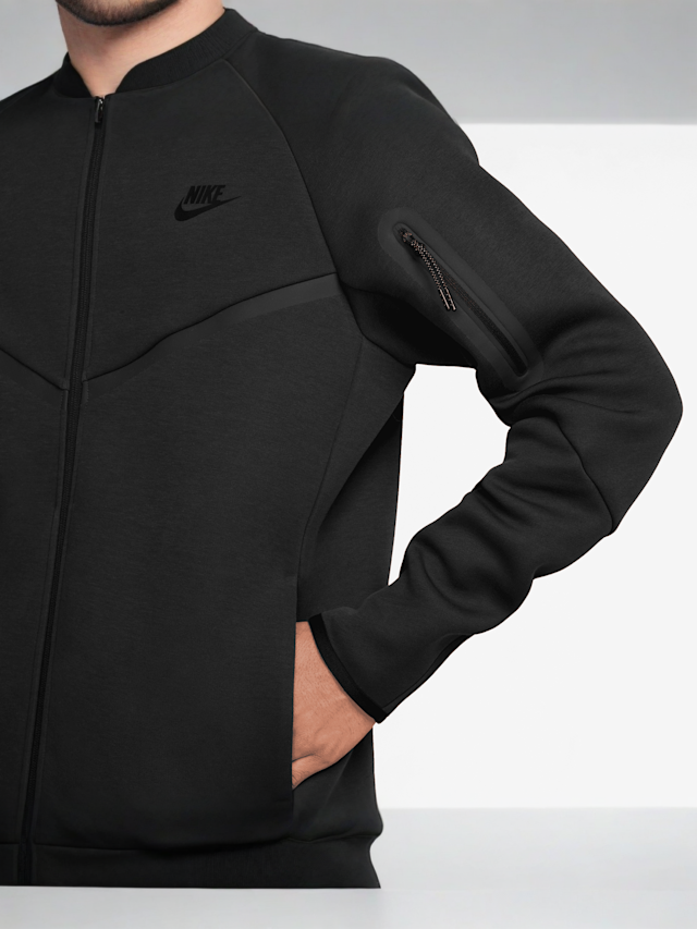 Nike, Tech Fleece Windrunner, black, Image 3 of 3