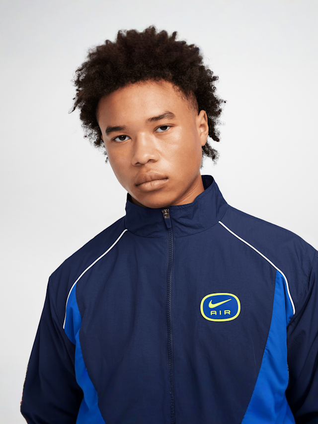 Nike  , Sportswear Swoosh Woven Air Tracktop, blue, Image 3 of 6
