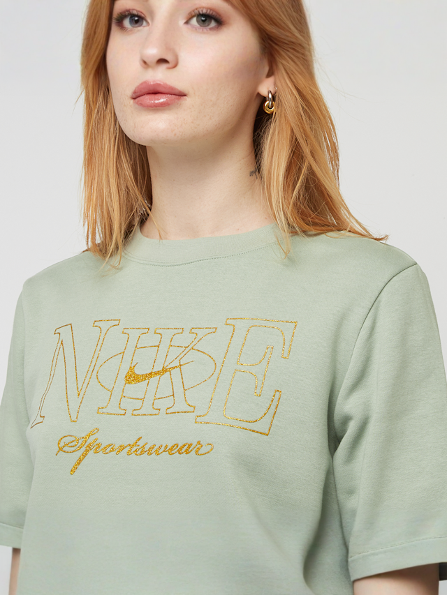 Nike, Sportswear Club Fleece Crew Shine, green, Image 3 of 4