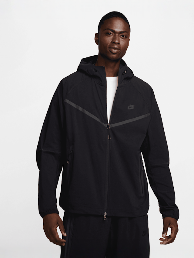 Nike, Tech Woven Windrunner Full-Zip Jacket, black, Image 1 of 9