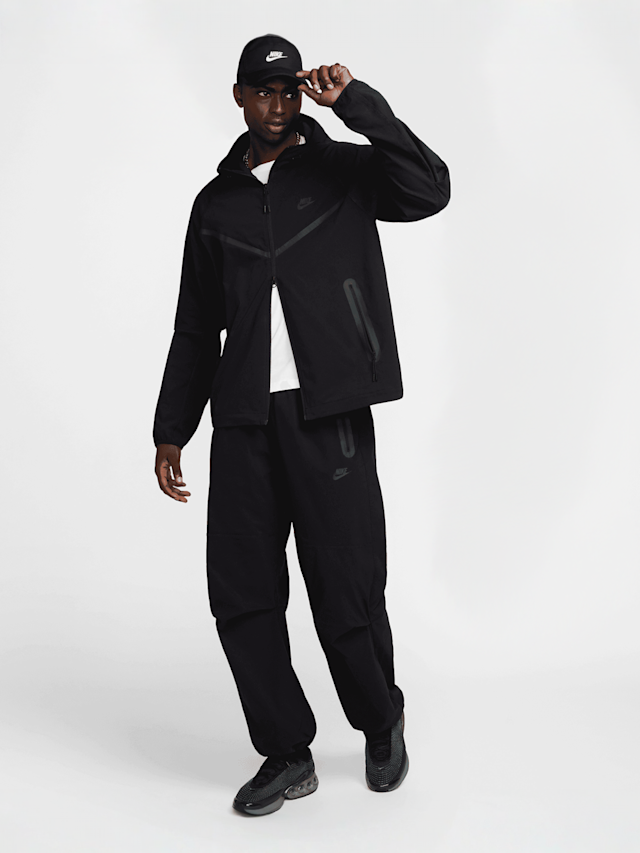 Nike, Tech Woven Windrunner Full-Zip Jacket, black, Image 9 of 9