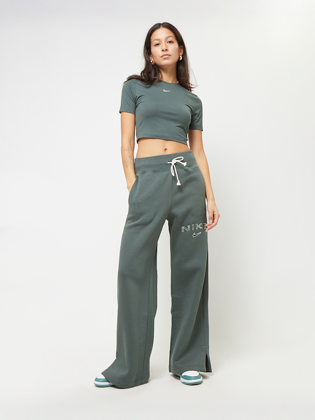 Nike, Sportswear Phoenix Fleece High-Rrise Logo Wide Pants, groen, Afbeelding 4 van 4