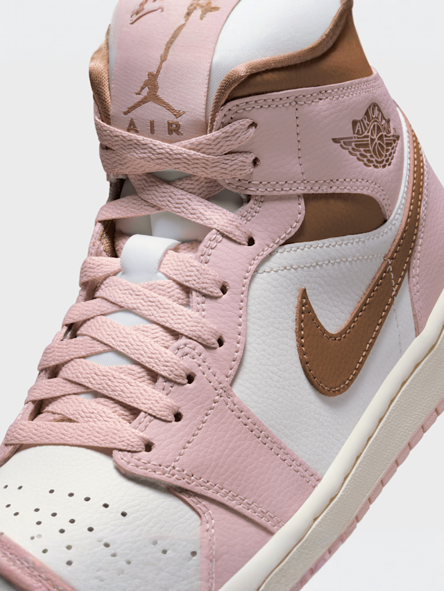 Jordan, WMNS Air Jordan 1 Mid, light pink, Image 7 of 8