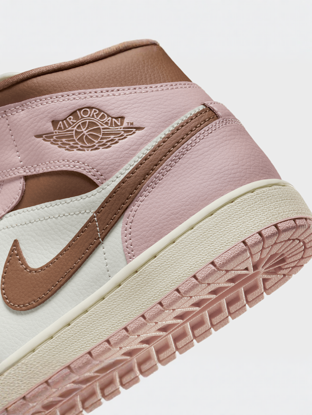 Jordan, WMNS Air Jordan 1 Mid, light pink, Image 8 of 8