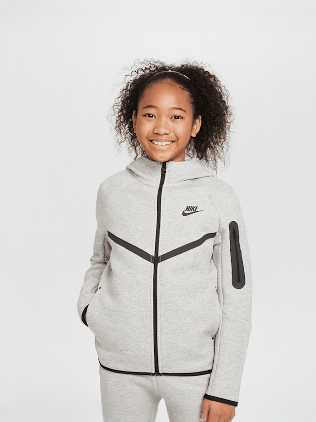 Nike, Sportswear Tech Fleece Full-Zip Hoodie, grijs, Afbeelding 1 van 6