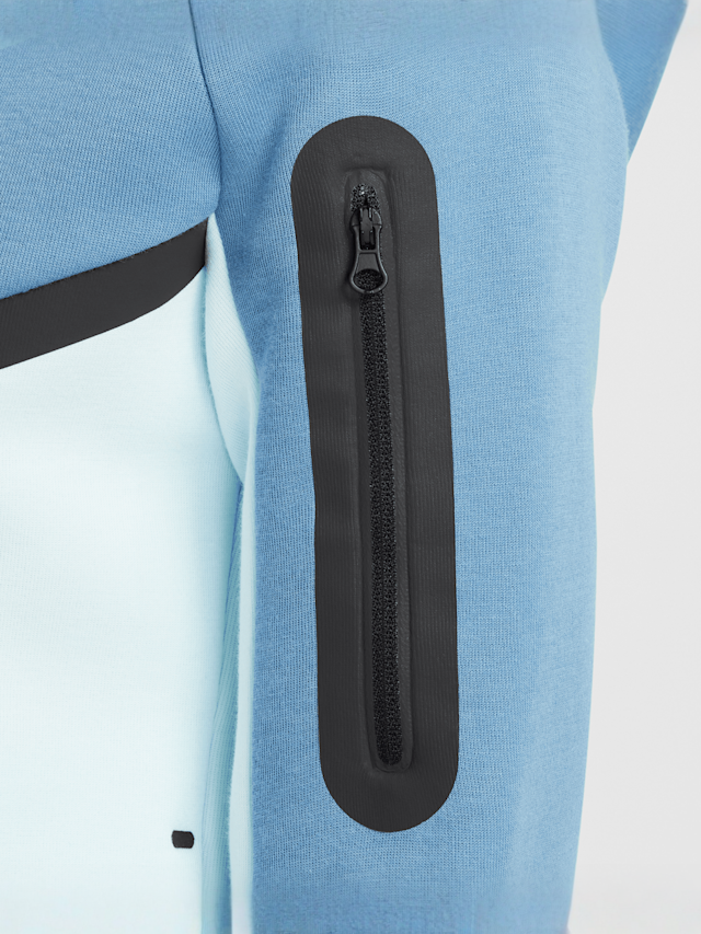 Nike, Sportswear Tech Fleece Full-Zip Hoodie, blue, Image 4 of 7