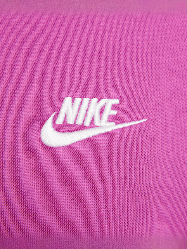 Nike, Sportswear Club Fleece Oversized Crew, Pink, Image 4 of 5