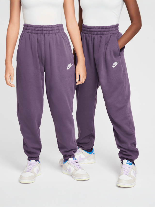Nike, Club Fleece Loose Pants, purple, Image 1 of 6