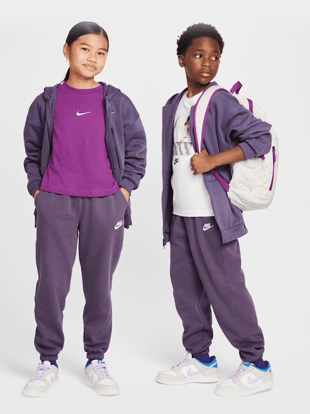 Nike, Club Fleece Loose Pants, purple, Image 6 of 6