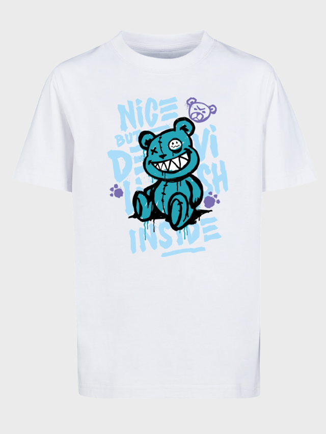 Mister Tee - Kids, Nice But Devilish Tee, white, Image 1 of 3