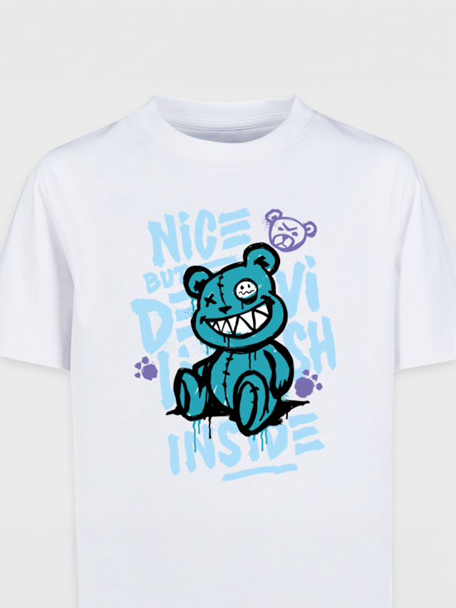 Mister Tee - Kids, Nice But Devilish Tee, white, Image 3 of 3