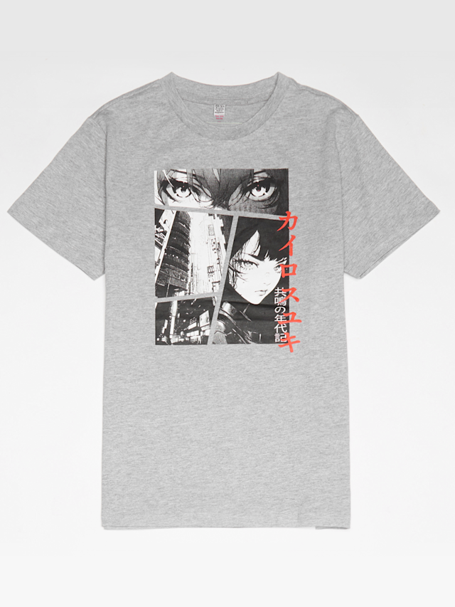 Mister Tee - Kids, Manga Comic Tee, grey, Image 1 of 3