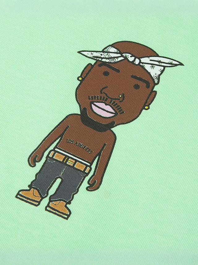 Mister Tee - Kids, LA Sketch Tee, zielony, Obraz 3 z 3