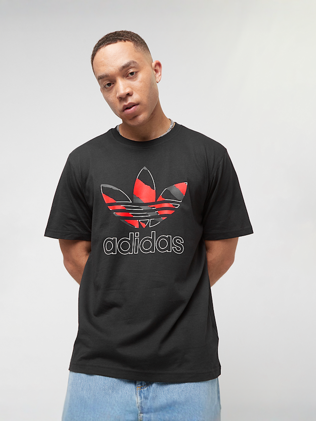 adidas Originals, Ripped Camo T-Shirt SMU Table Tee, black, Image 1 of 4