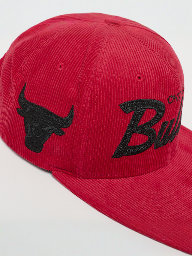 Mitchell & Ness, Cord Snapback NBA Chicago Bulls, red, Image 5 of 5