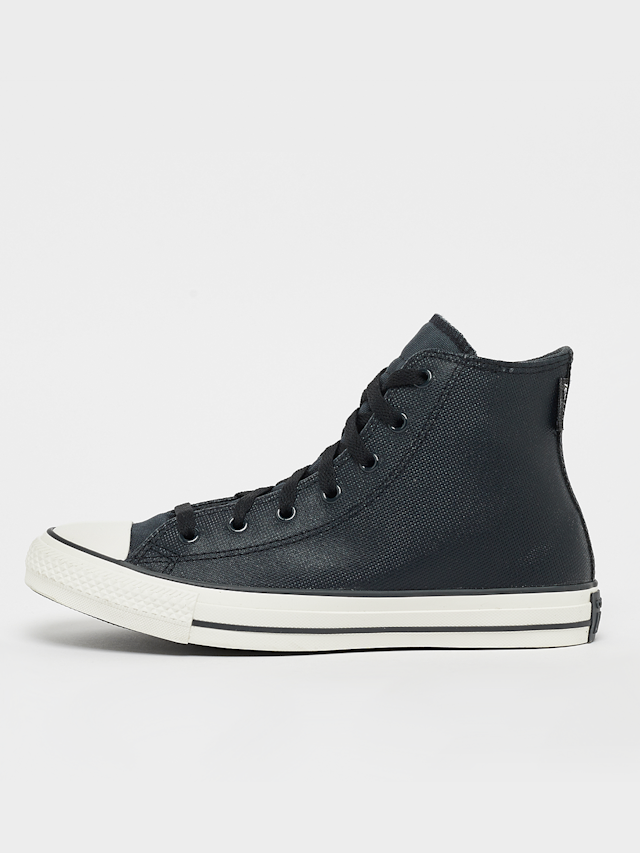 Converse, Chuck Taylor All Star Water Repellent Leather (GS), zwart, Afbeelding 1 van 5