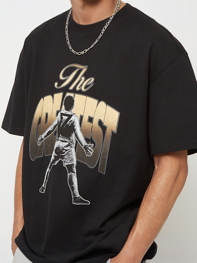 Upscale by Mister Tee, Greatest Heavy Oversize Tee, black, Image 3 of 4