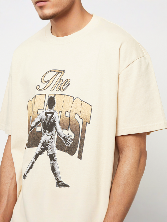 Upscale by Mister Tee, Greatest Heavy Oversize Tee, beige, Image 3 of 4