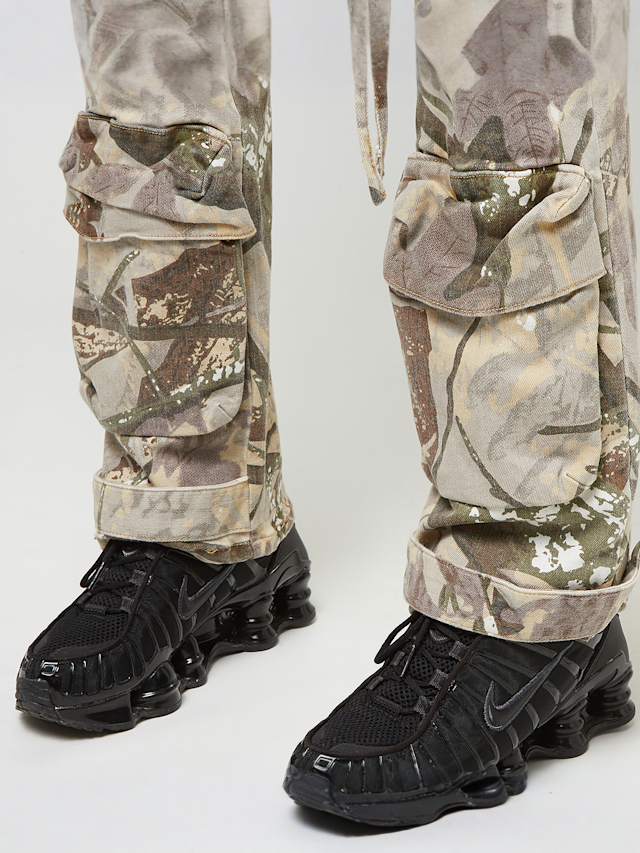 Smoke Rise, Utility High Rise Straight Pants, camouflage, Image 4 of 5
