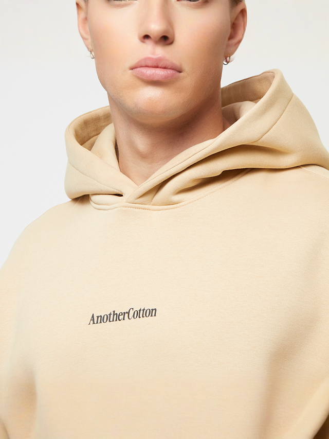 Another Cotton Lab, No Time For A Break Oversize Hoodie, beige, Image 3 of 5