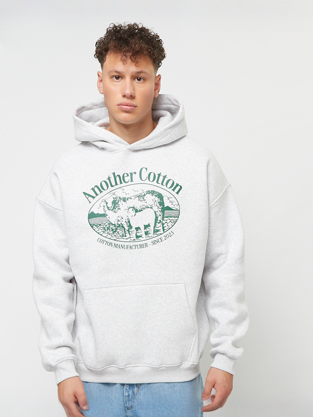 Another Cotton Lab, Cotton Manufacture Oversize Hoodie, grey, Image 1 of 4