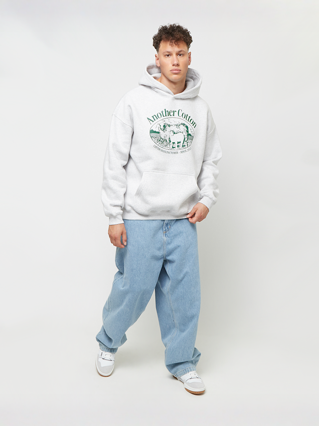 Another Cotton Lab, Cotton Manufacture Oversize Hoodie, grey, Image 4 of 4