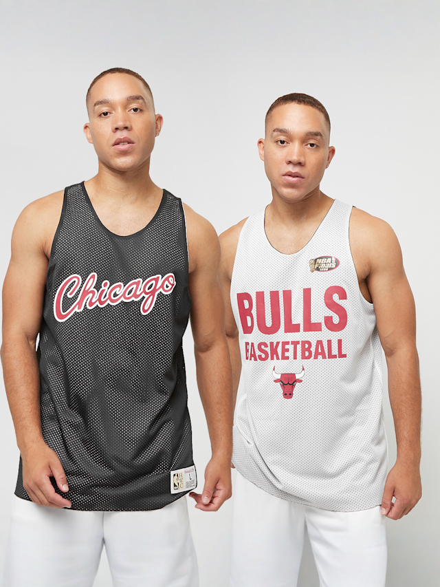 Mitchell & Ness, NBA Reversible Mesh Practice Tank Vintage Logo LA Lakers, black, Image 1 of 9
