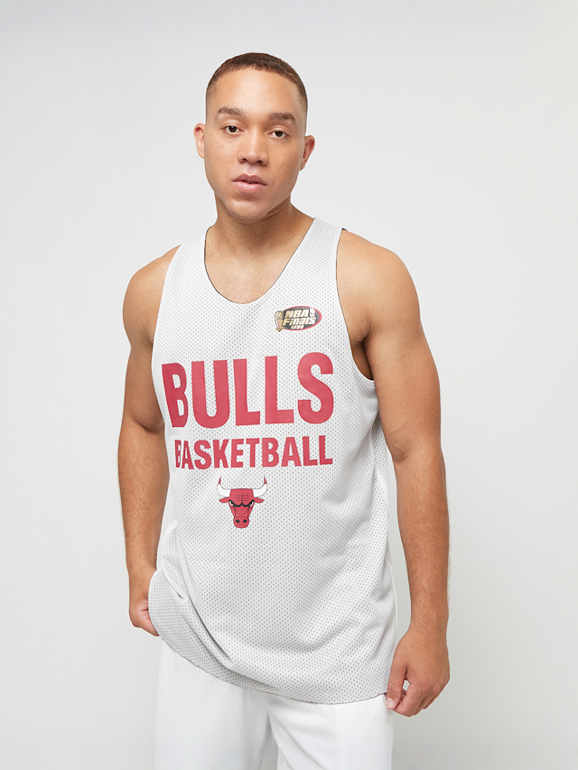 Mitchell & Ness, NBA Reversible Mesh Practice Tank Vintage Logo LA Lakers, black, Image 7 of 9