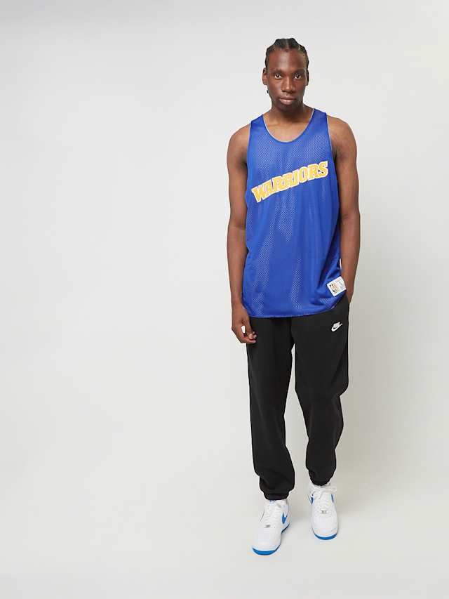 Mitchell & Ness, NBA Reversible Mesh Tank Vintage Logo Golden Warriors, blue, Image 8 of 8