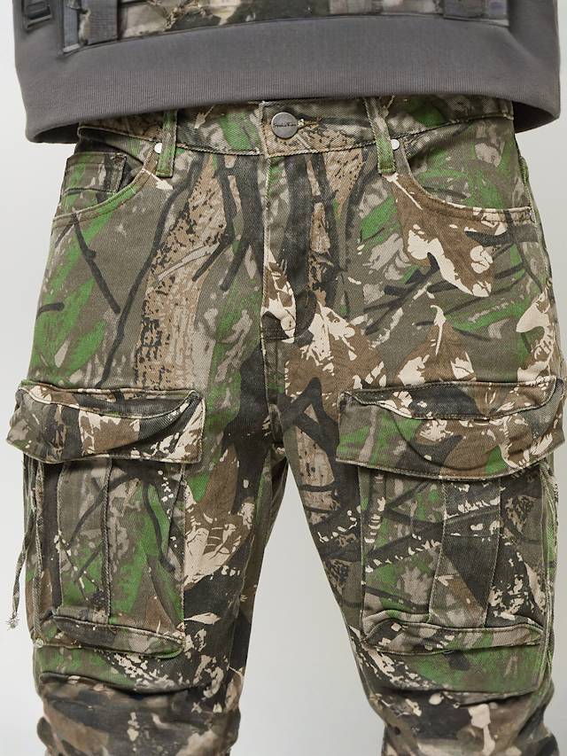 Smoke Rise, Multi Cargo Pocket Pant, camouflage, Image 3 of 6