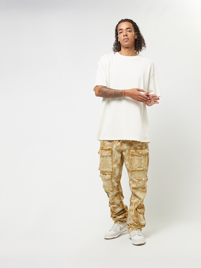 Smoke Rise, Utility Multi Cargo Colored Jeans, beige, Image 6 of 6