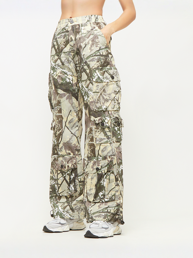 Smoke Rise, Wid Leg Pants, camouflage, Image 1 of 6