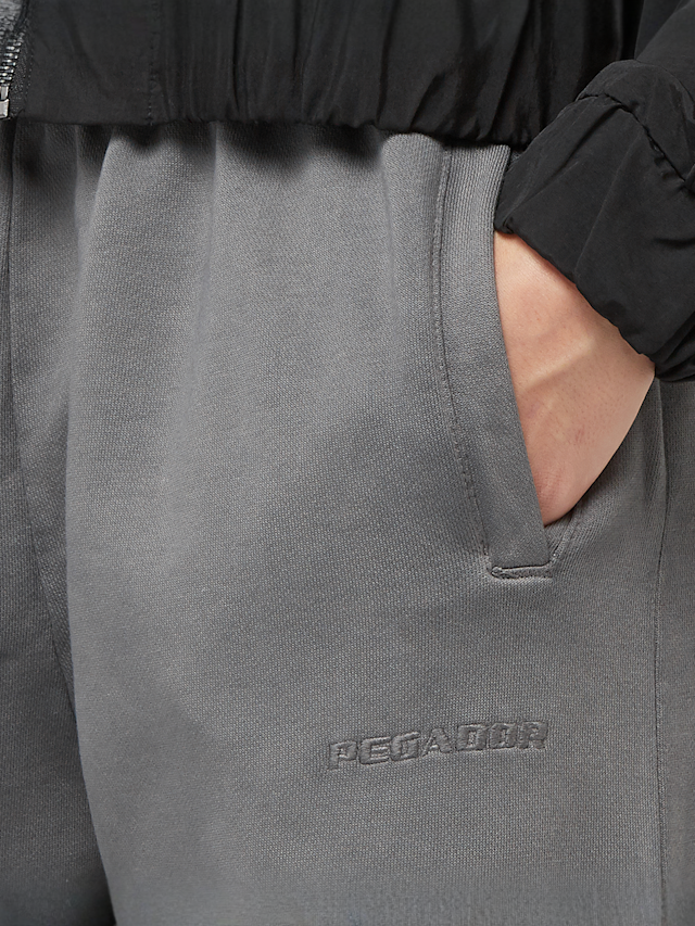 Pegador, Villa High Waisted Sweat Pants, szary, Obraz 3 z 4