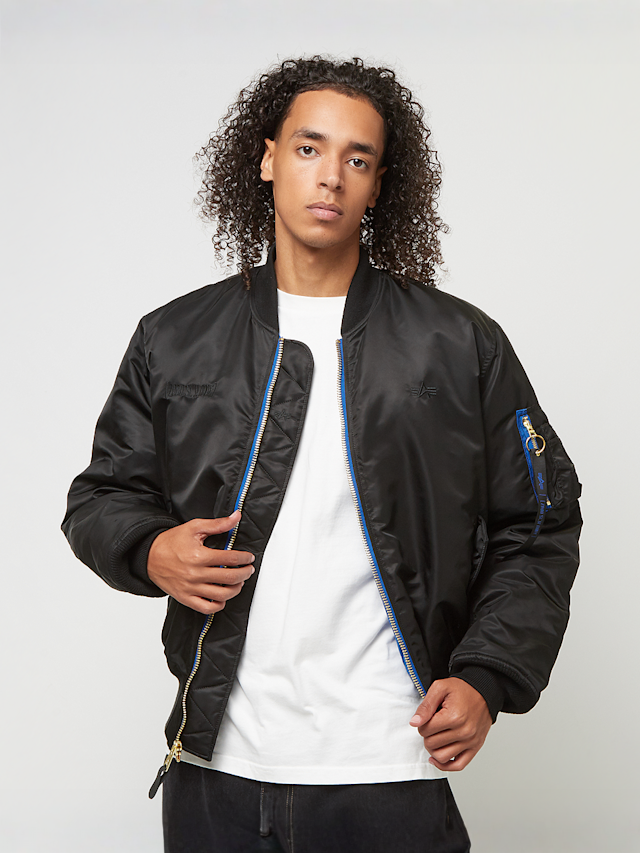 Alpha Industries, Alpha Industries x zəяo si:x nœf MA-1, black, Image 1 of 5