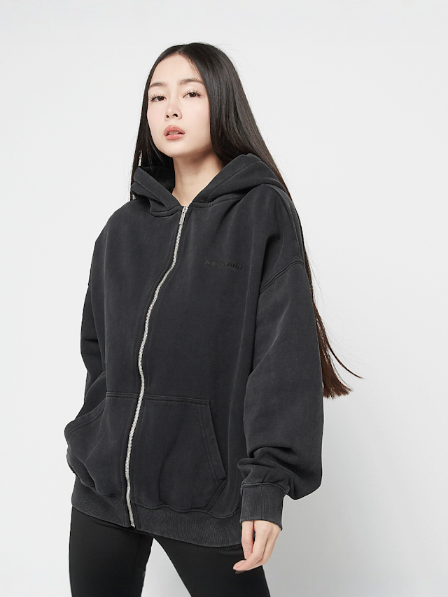 Pegador, Clarita Oversized Sweat Jacket, black, Image 1 of 4