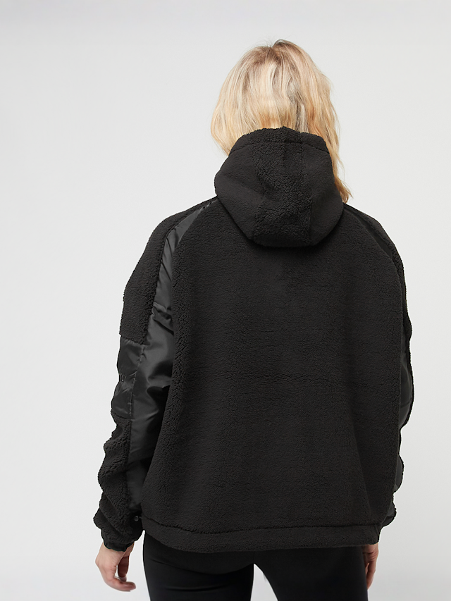 Pegador, Bonny Teddy Fabric Mix Halfzip, black, Image 2 of 5