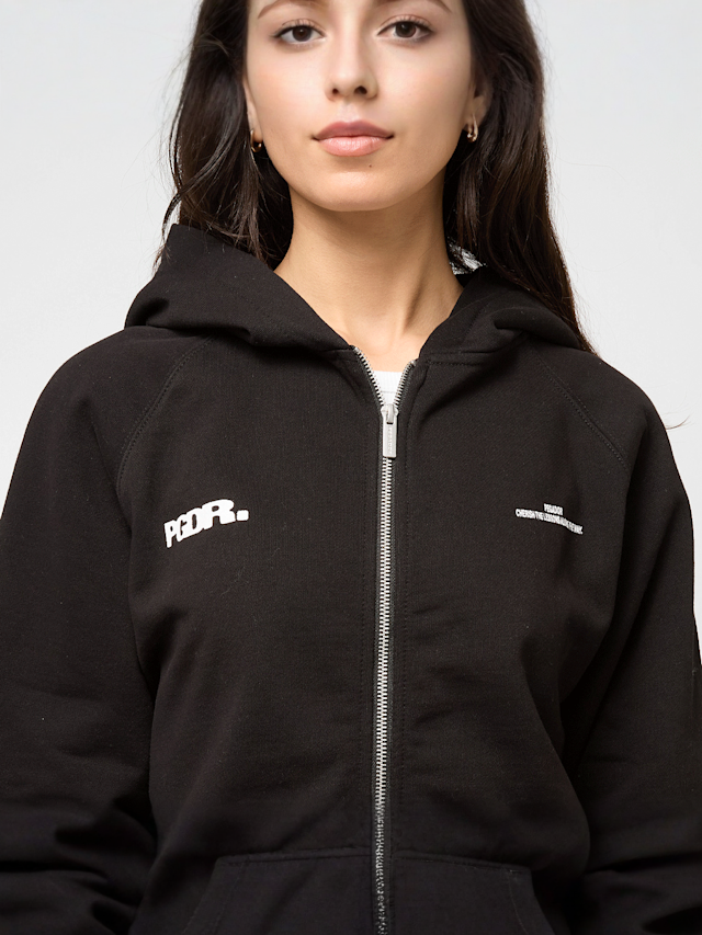 Pegador, Dee Oversized Sweat Jacket, czarny, Obraz 3 z 5