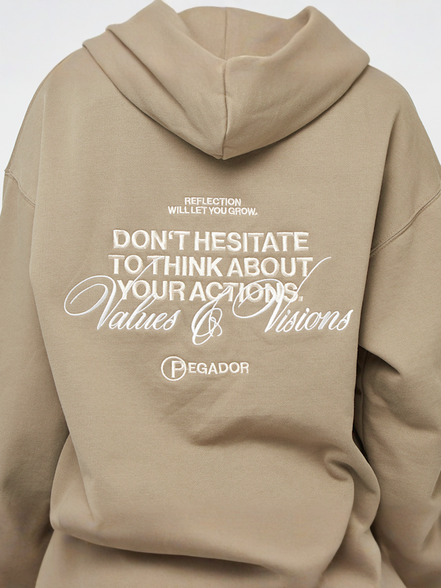 Pegador, Lina Oversized Hoodie, beige, Image 4 of 5