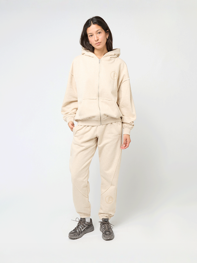 Pegador, Johanna Oversized Sweat Jacket, beige, Image 4 of 4
