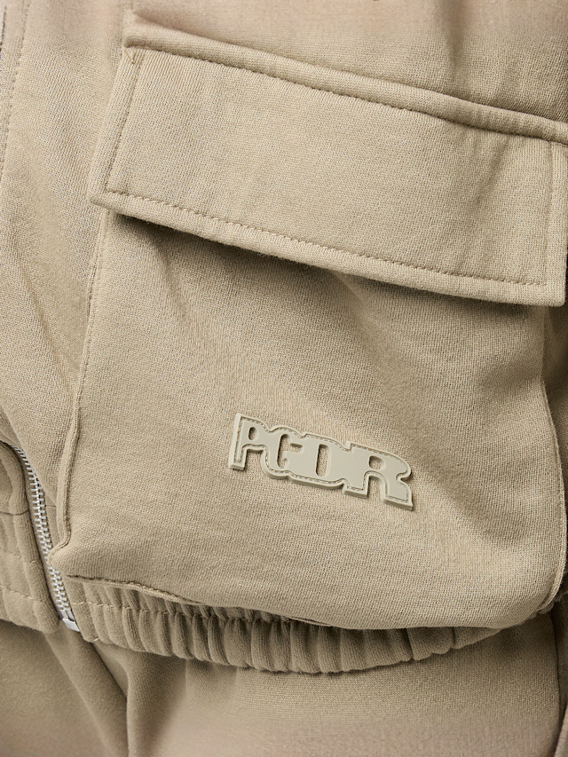Pegador, Nona Oversized Sweat Jacket, beige, Image 3 of 5