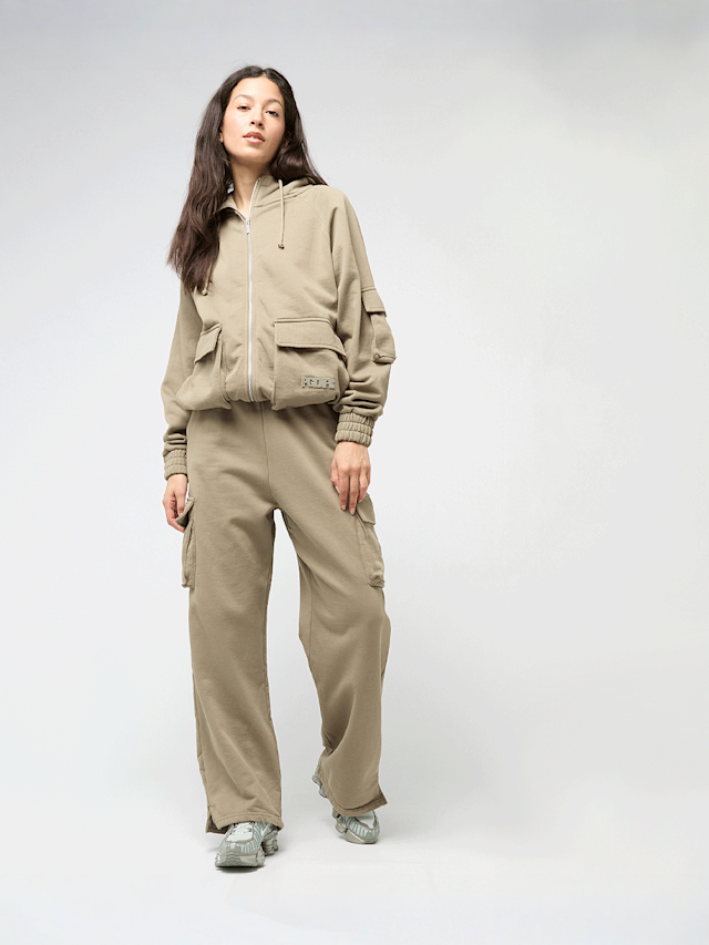 Pegador, Nona Oversized Sweat Jacket, beige, Image 5 of 5