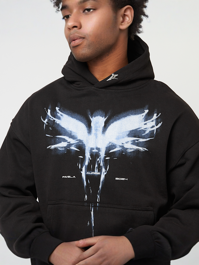 FAVELA, Auree Black Hoodie, black, Image 3 of 4