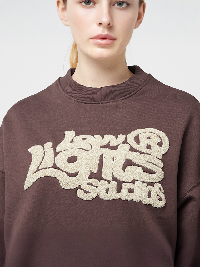 Low Lights Studios, New Generation Woman Sweater, bruin, Afbeelding 3 van 4
