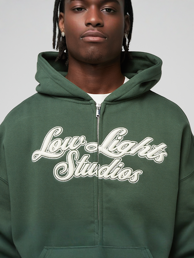 Low Lights Studios, Shutter Zipper, green, Image 3 of 4