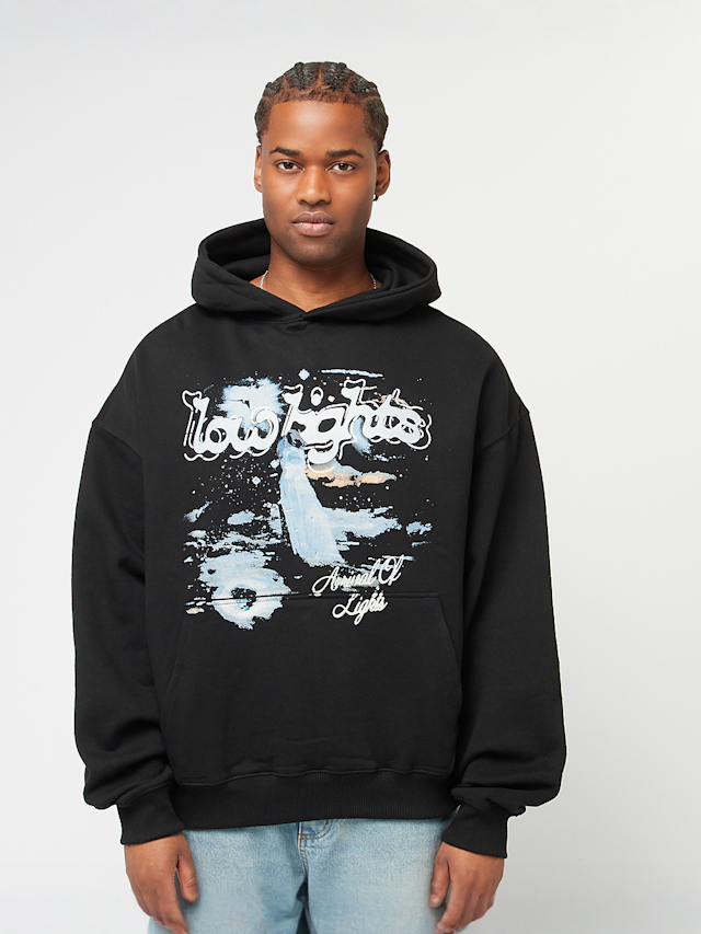 Low Lights Studios, Strange Lights Hoodie, black, Image 1 of 4