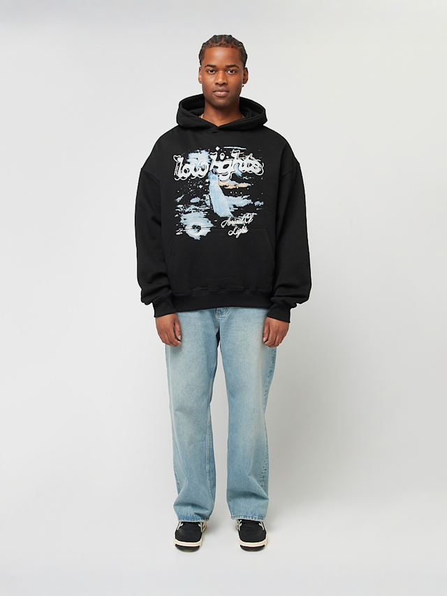 Low Lights Studios, Strange Lights Hoodie, black, Image 4 of 4