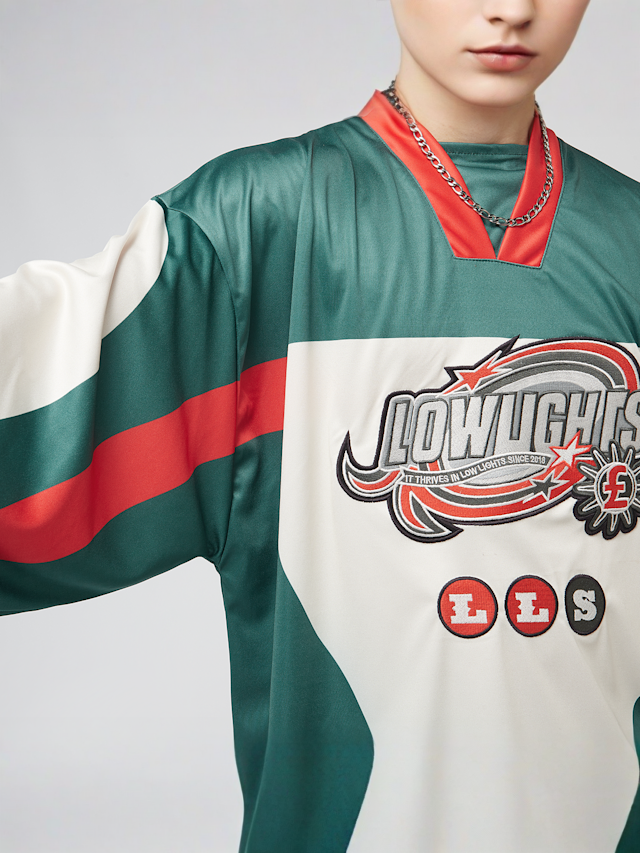 Low Lights Studios, Light Hockey Jersey, multi-colour, Image 4 of 7