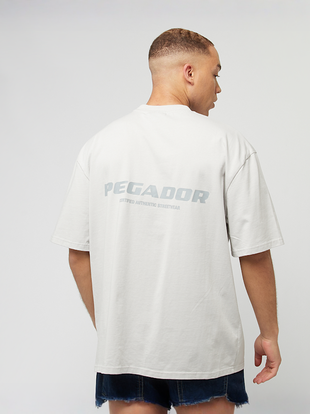 Pegador, Colne Logo Oversized Tee, grey, Image 1 of 5