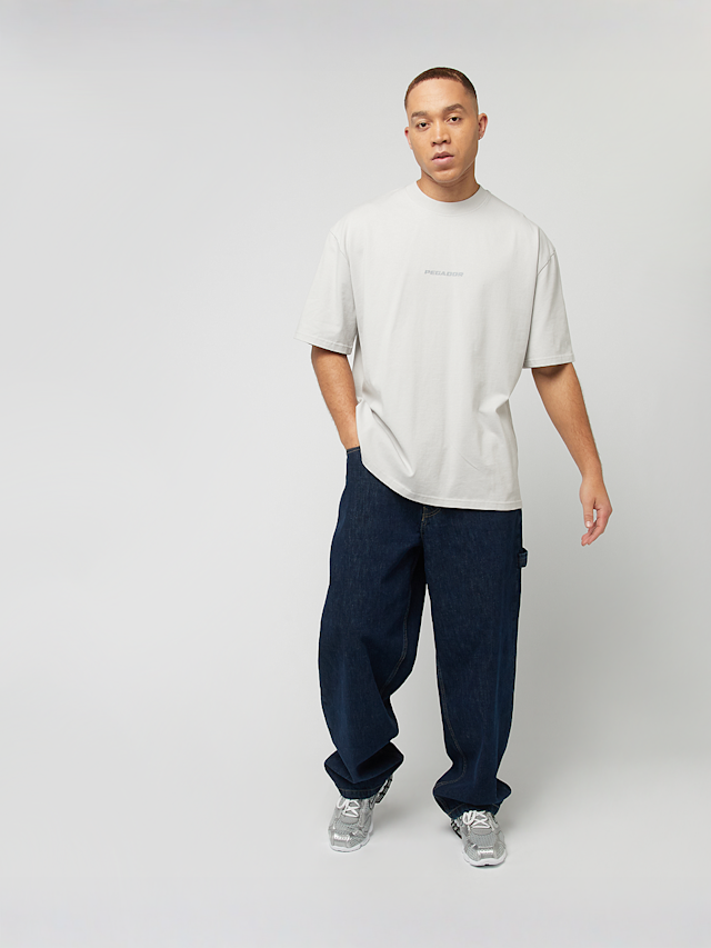 Pegador, Colne Logo Oversized Tee, grey, Image 5 of 5
