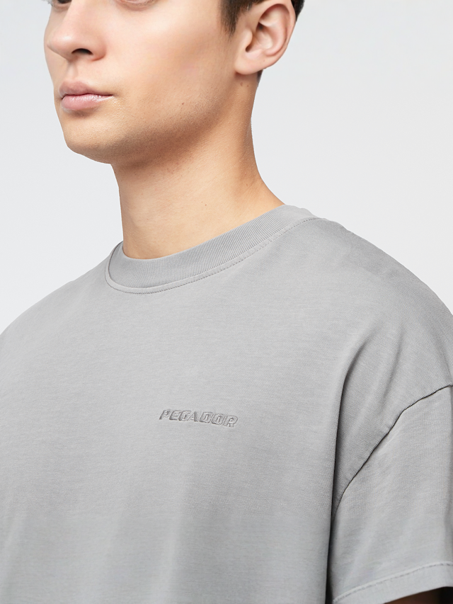 Pegador, Logo Oversized Tee, grey, Image 3 of 4